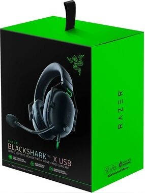 Razer BlackShark V2 X Wired Headset - Black & Green